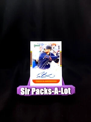 ⚾2021 Donruss Travis Blankenhorn AUTO Throwback #87S-TB - Image 1 of 2