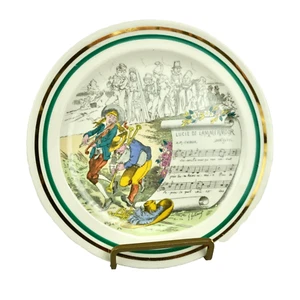 Parry Vielle PV French Opera Plate Le Pre Aux Clercs Dessert Salad VTG Music - Picture 1 of 6