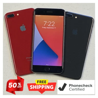 Apple iPhone 8 Plus -Excellent Condition- 64GB Unlocked Verizon (Red/Gold/Gray) - Image 1 of 4