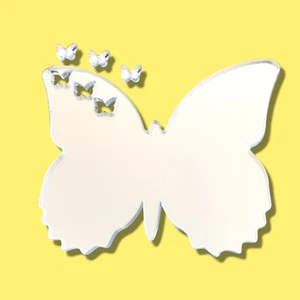 Frilly Butterflies out of Butterfly Shaped Acrylic Mirrors - Picture 1 of 2