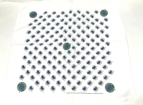 Vintage Wimbledon The Championship Tennis Cloth 21" x 21" (5-Pack) Cover