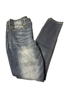 Celebrity Pink Girls Blue Jeans Size 14 Stretch Great Condition - Picture 1 of 4