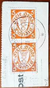 Stamps, Free City of Danzig:Danzig Mi 290D, issued 18/7/1939 & valid to 30/9/39 - Picture 1 of 3