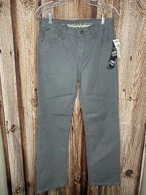 Pantalones grises de pierna recta Quiksilver para niños talla 29 nuevos con etiquetas Foto 1 de 4