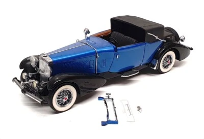 Franklin Mint 1/24 Scale 251022R - 1933 Duesenberg J Victoria - Blue/Black - Image 1 of 4
