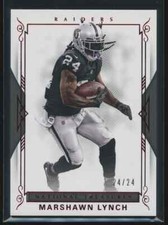Marshawn Lynch 2017 National Treasures Jersey Number 24/24