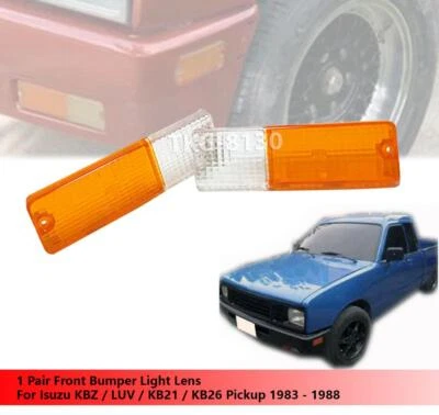 FRONT BUMPER LIGHT LENS FOR ISUZU PICKUP TFR KBZ 1983 - 1988 - Изображение 1 из 4