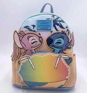 Disney Loungefly Angel Bag Mini Backpack Snow Cone Date Lilo&Stitch - Picture 1 of 5