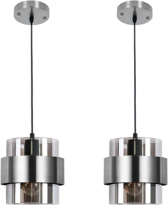 Pendant Lights Kitchen Island Lighting,7 Inch Adjustable Mini Glass Haning Light - Picture 1 of 8