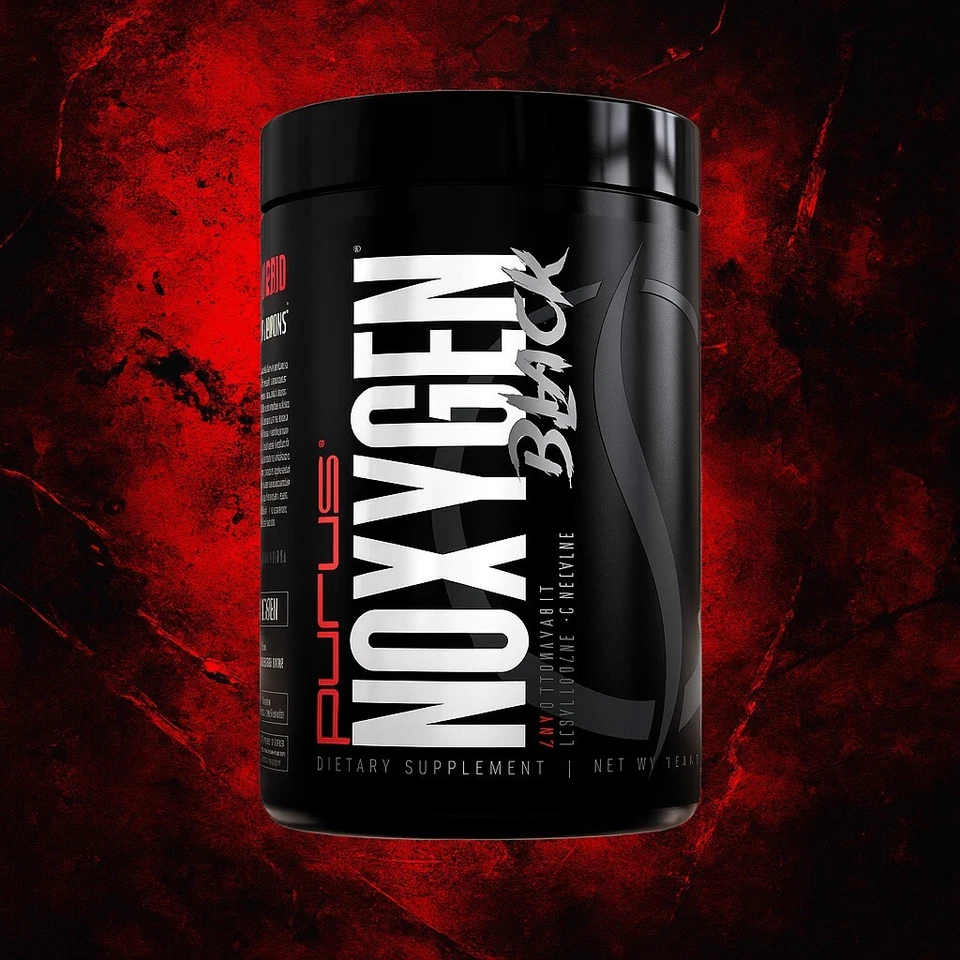 Noxygen Black by Purus Labs: Extreme Pump Pre-workout Accelerator with Creatine - Image 1 of 4