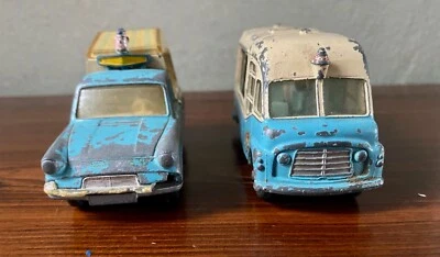 CORGI TOYS WALLIS ICE CREAM FORD ANGLIA & COMMER , GIOCATI DA RESTAURO TO RESTOR - Immagine 1 di 4