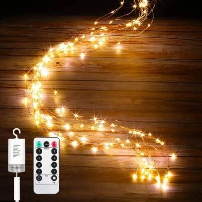 200 LED 8 Modes Outdoor Indoor LED String Lights for Christmas Tree - Image 1 of 4