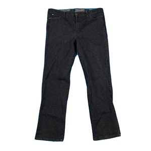 Womens Sz 18 Gloria Vanderbilt dark wash Denim Straight Leg Jeans embroidered - Picture 1 of 12