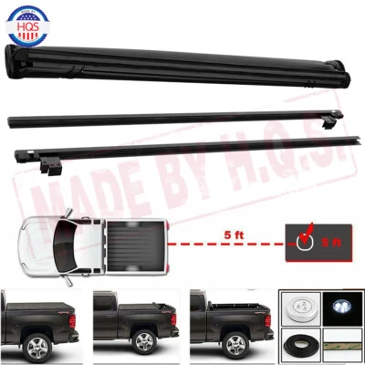 Soft Lock Roll Up Tonneau Cover For 2016-2021 TOYOTA Tacoma 5FT 60" Short Bed Foto 1 de 4