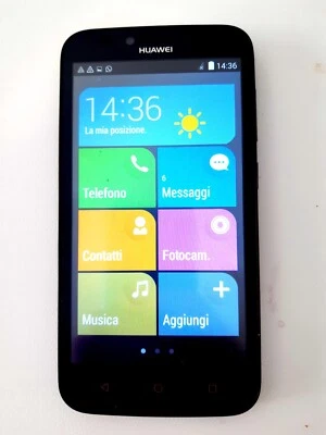 Telefono Smartphone Huawei Y625 - Funzionante - Anziani - Touch Screen grande - Immagine 1 di 4