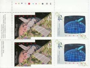 Canada Stamp #1442a - Canada in Space (1992) - Picture 1 of 1