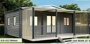 Angeli - Steel Frame Granny Flat 45m² with Gable pitched Roof - Picture 1 of 8