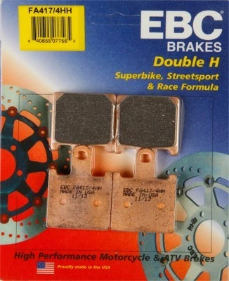 NUEVAS PASTILLAS DE FRENO DELANTERAS EBC "HH" Kawasaki ZX6R CONCOURS - 2 juegos ENVÍO RÁPIDO GRATUITO Foto 1 de 2