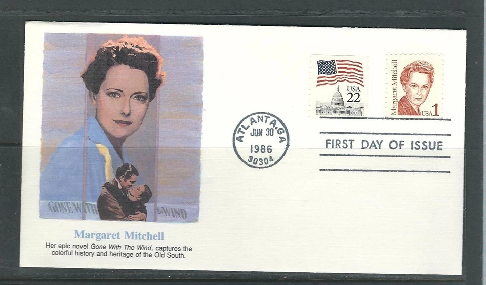 US SC # 2168 Margaret Mitchell FDC . Fleetwood Cachet - Image 1 of 1