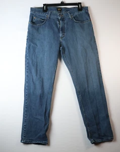 Lee.Mens Relaxed Fit.Straight Leg.Blue Jean.Medium Wash.36x30. - Picture 1 of 10