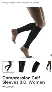 CEP compression calf sleeve 3.0womens Sz 11 NWT - Picture 1 of 3