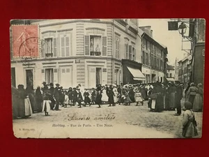 CPA 95 HERBLAY - Rue de Paris - Une Noce - Imagen 1 de 2
