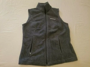 Mens Columbia Sportswear Full Zip Vest S Small Gray Athletic Outdoor Hiking - Picture 1 of 6