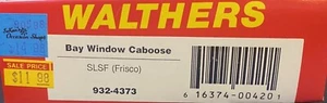 Walthers HO Scale - Bay Window Caboose SLSF (Frisco) 1726 - 932-4373 - C4 - Picture 1 of 2