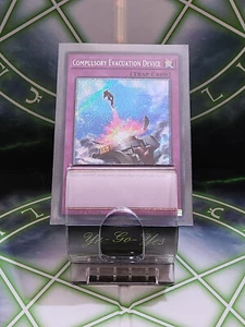 RA01-EN069 Compulsory Evacuation Device Platinum Secret Rare 1st Ed YuGiOh Card - Picture 1 of 2