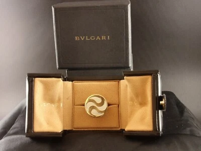 Bulgari Bvlgari Madreperla Giratorio Óptico Oro 18k ¡Nuevo en caja! Foto 1 de 3