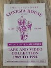 Amnesia House Mail Order For Tapes And Videos Flyer From 1989-1994