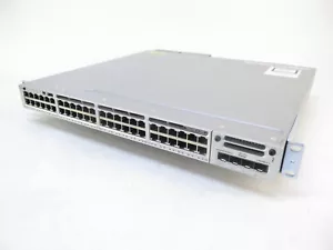 Cisco Catalyst 3850 48-Port GbE Managed Switch WS-C3850-48U-L w/ C3850-NM-4-1G - Picture 1 of 7