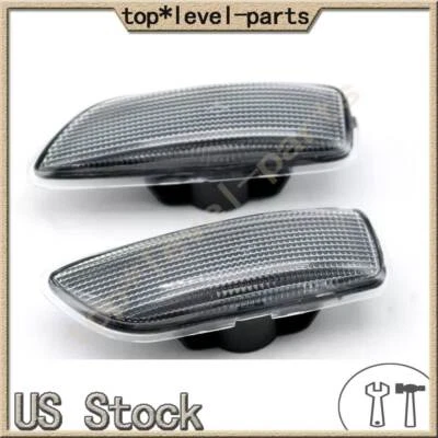 2PCS For VOLVO S60 V70 S80 XC90 Left+Right Side Marker Light Bumper Turn Signal - Imagem 1 de 4