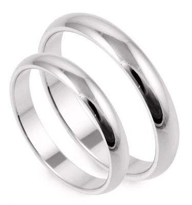 COPPIA DI ANELLI FEDINE FEDI NUZIALI IN ARGENTO 925 FIDANZAMENTO CON INCISIONE - Immagine 1 di 4