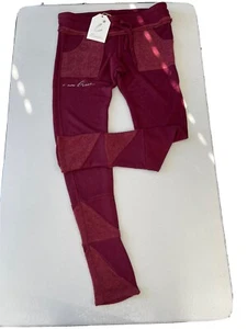 Joggers Maroon Medium Women's NWT - Picture 1 of 9