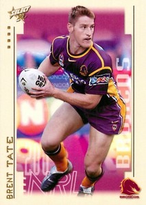 2003 Brisbane Broncos NRL Select XL Card - Brent Tate