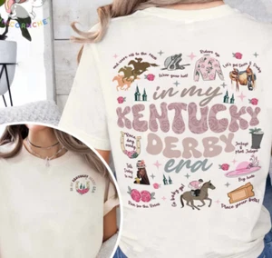 In My Kentucky Derby Era Shirt, Horse Race Weekend T-Shirt, Talk Derby To Me - Picture 1 of 3