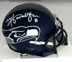 Seahawks Quarterback MATT HASSELBECK Signed Riddell Speed Mini Helmet AUTO - BAS - Picture 1 of 1