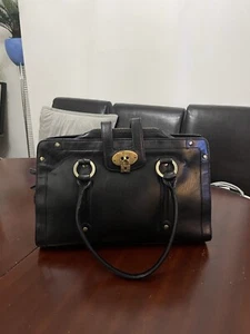 Jones Shoulder Bag Underarm Handbag Leather Black Clasp Medium - Picture 1 of 5