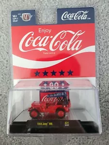 2023 M2 Machines Coca-Cola 1944 Jeep MB CHASE 4th Of July - Picture 1 of 4