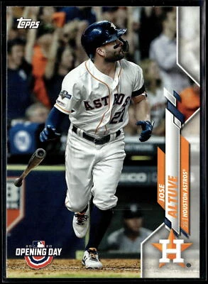 2020 Topps Opening Day #89 Jose Altuve Houston Astros - Image 1 of 2