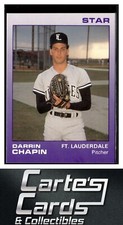 Darrin Chapin 1988 Star Ft. Lauderdale Yankees #4  New York Yankees