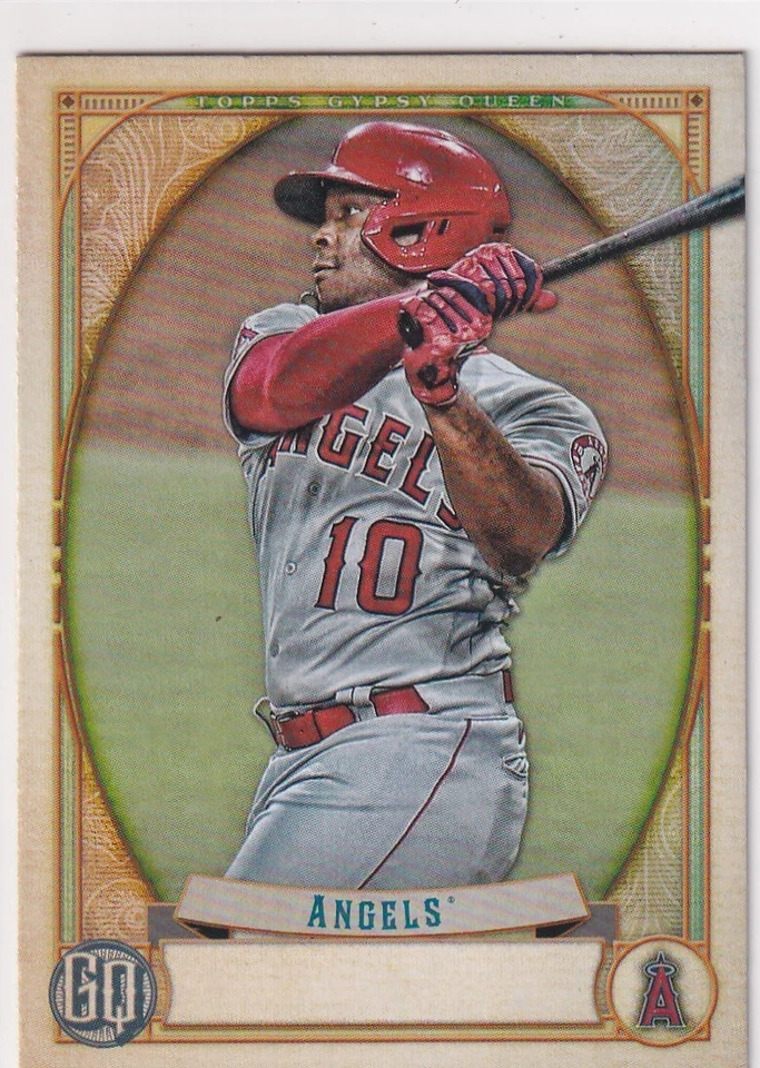 2021 TOPPS GYPSY QUEEN (ERROR MISSING NAME) JUSTIN UPTON ANGELS BASEBALL JC-2932 - Image 1 of 1