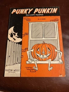 Punky punkin , The happy pumpkin by  CY Coben  1950 - Picture 1 of 13