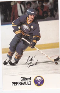 88/89 ESSO..GILBERT PERREAULT..ALL-STAR COLLECTION STICKER..SABRES.COMBINED SHIP - Picture 1 of 1