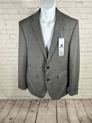 NWT Vince Camuto Grey Wool Blend Stretch Slim Fit Men’s Blazer Jacket 38R - Image 1 of 4