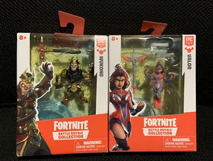 FORTNITE BATTLE ROYALE COLLECTION WUKONG AND VALOR 2 PACK MINI FIGURES - Picture 1 of 2