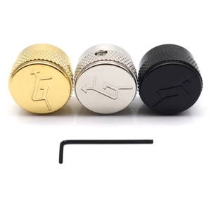 Metal Guitar Knobs Speed Control Knobs Potentiometer Cap G and Arrow Logo Knobs - Picture 1 of 16