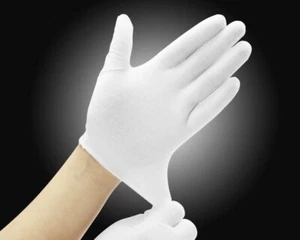 Cotton Coin Handling Gloves - 2 Pairs - Picture 1 of 1