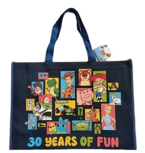 TOY STORY 30 JAHRE SPASS blau XL wiederverwendbare Beuteltasche/Einkaufstasche/Geschenktüte neu kostenloser Versand! - Bild 1 von 5